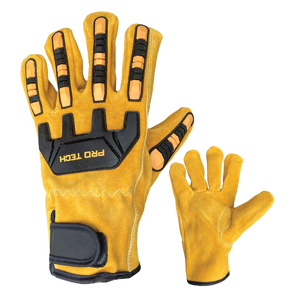PRO TECH Impact Leather Gloves