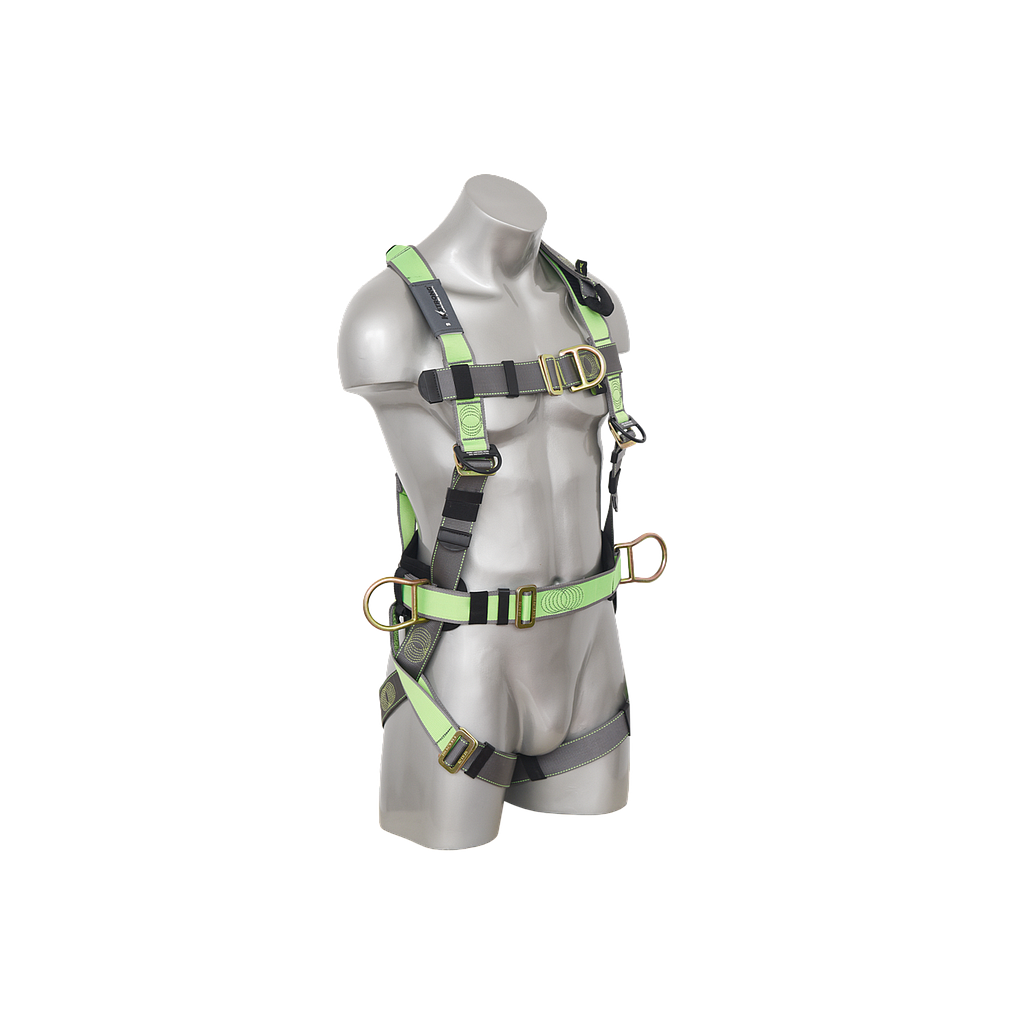 [AFH300251] Elite Full Body Construction Harness c/w Rear &amp; front Chest D Ring attachment points &amp; work positioning belt with Side D rings